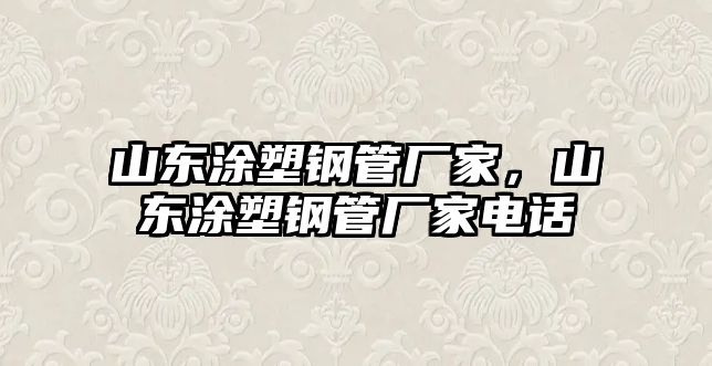 山東涂塑鋼管廠家，山東涂塑鋼管廠家電話